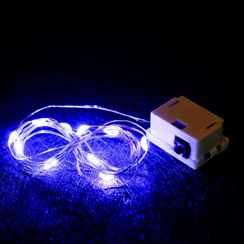 Pisca-Pisca LED a Pilha — Fio de Luz Decorativo para Natal, Quarto e Festas