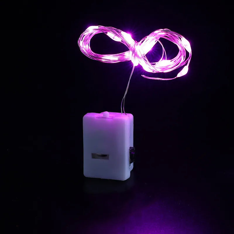 Pisca-Pisca LED a Pilha — Fio de Luz Decorativo para Natal, Quarto e Festas