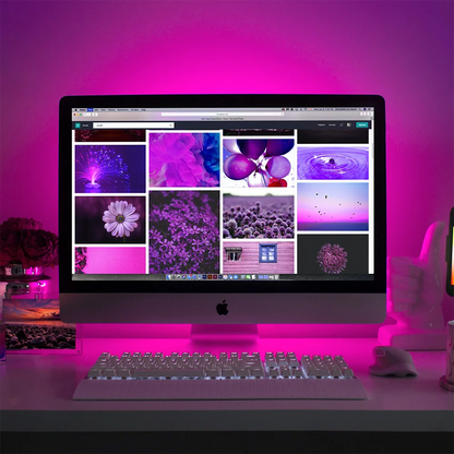 Fita LED RGB 5m com 300 Leds e Controle Remoto